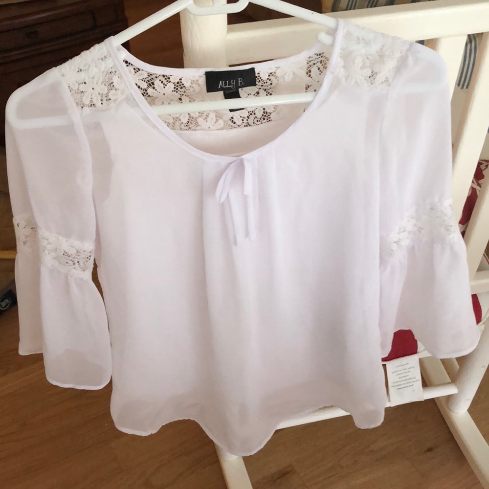 Girls white blouse